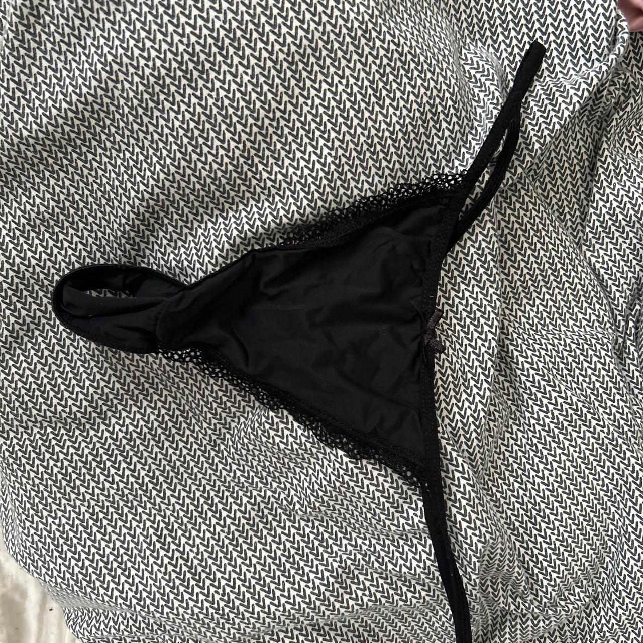 Black g string. Message for details - Depop