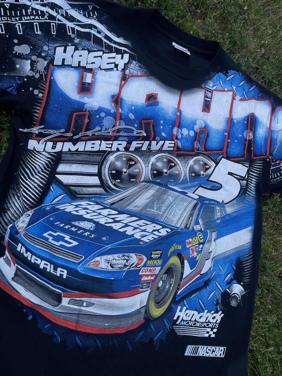 Vintage Race Car Tee (Nascar Chase... - Depop