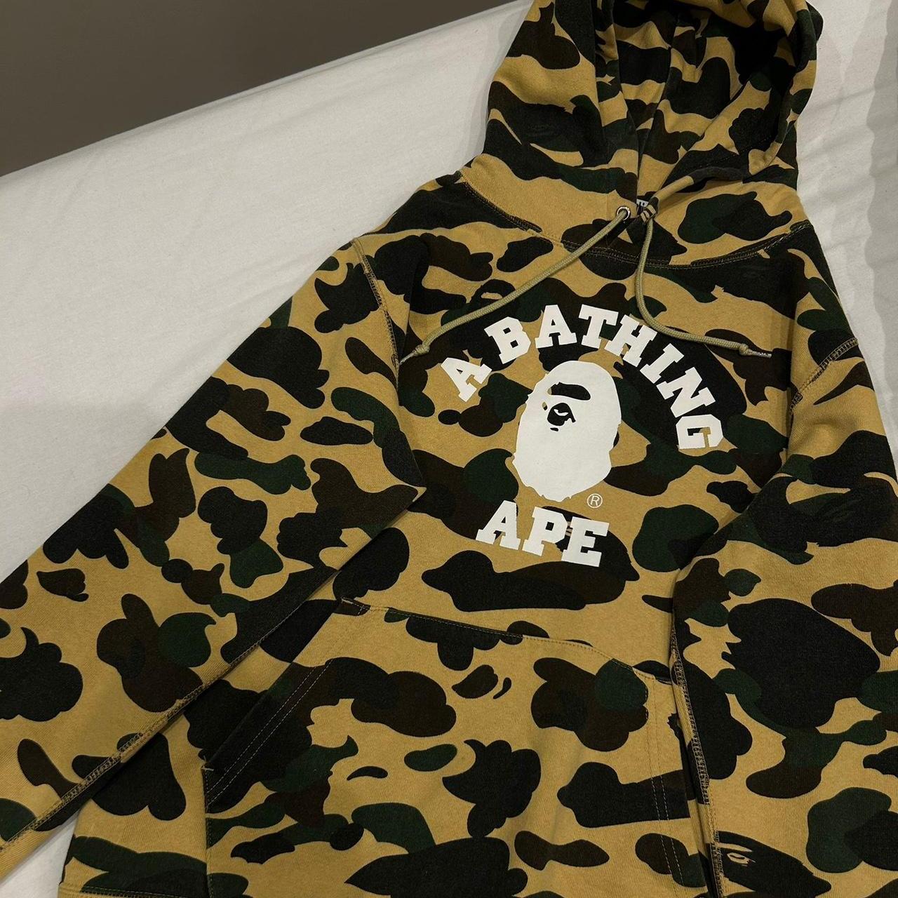 Medium Bape Hoodie Apes Together Strong Rare Only. Depop