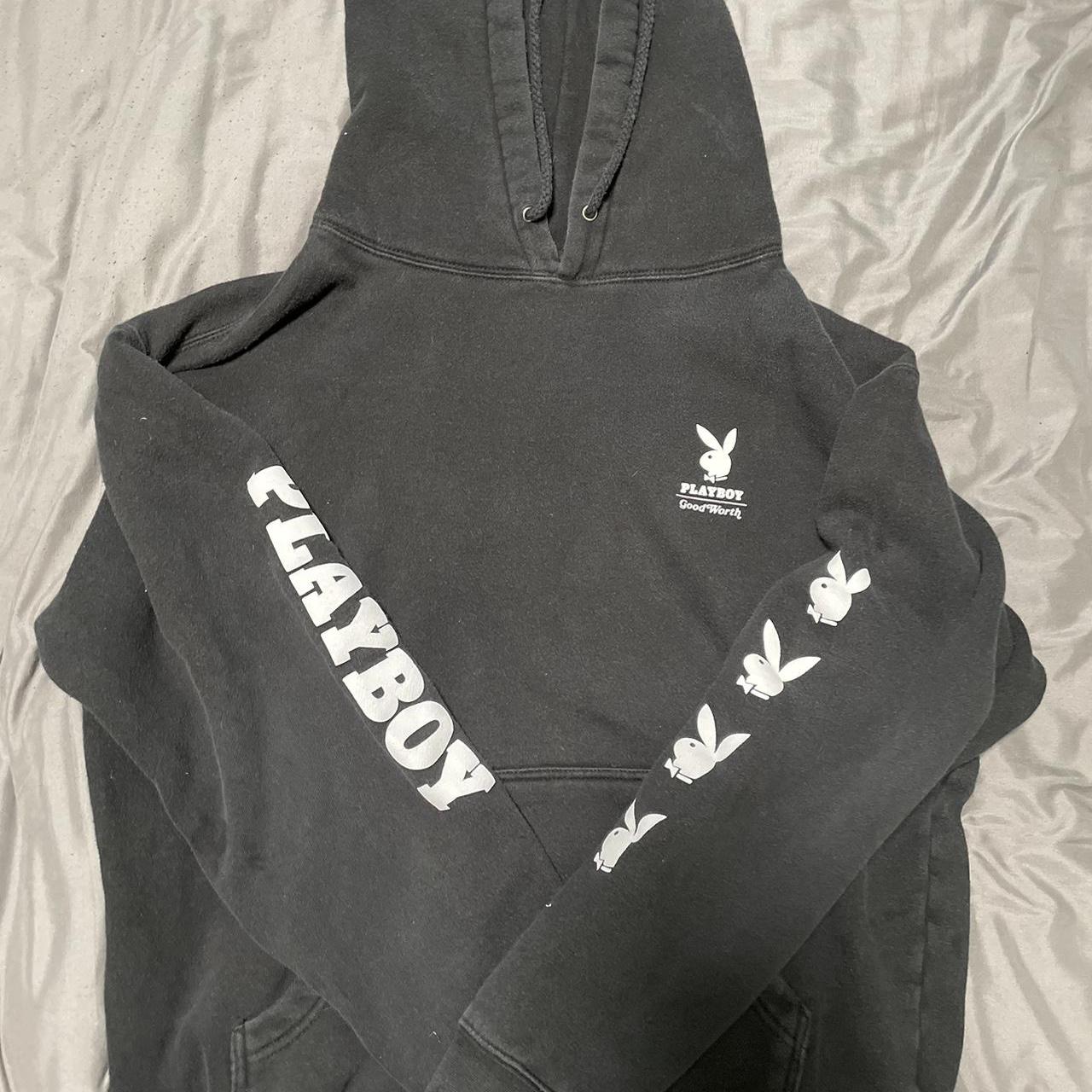men's medium playboy hoodie (I'll also take Depop
