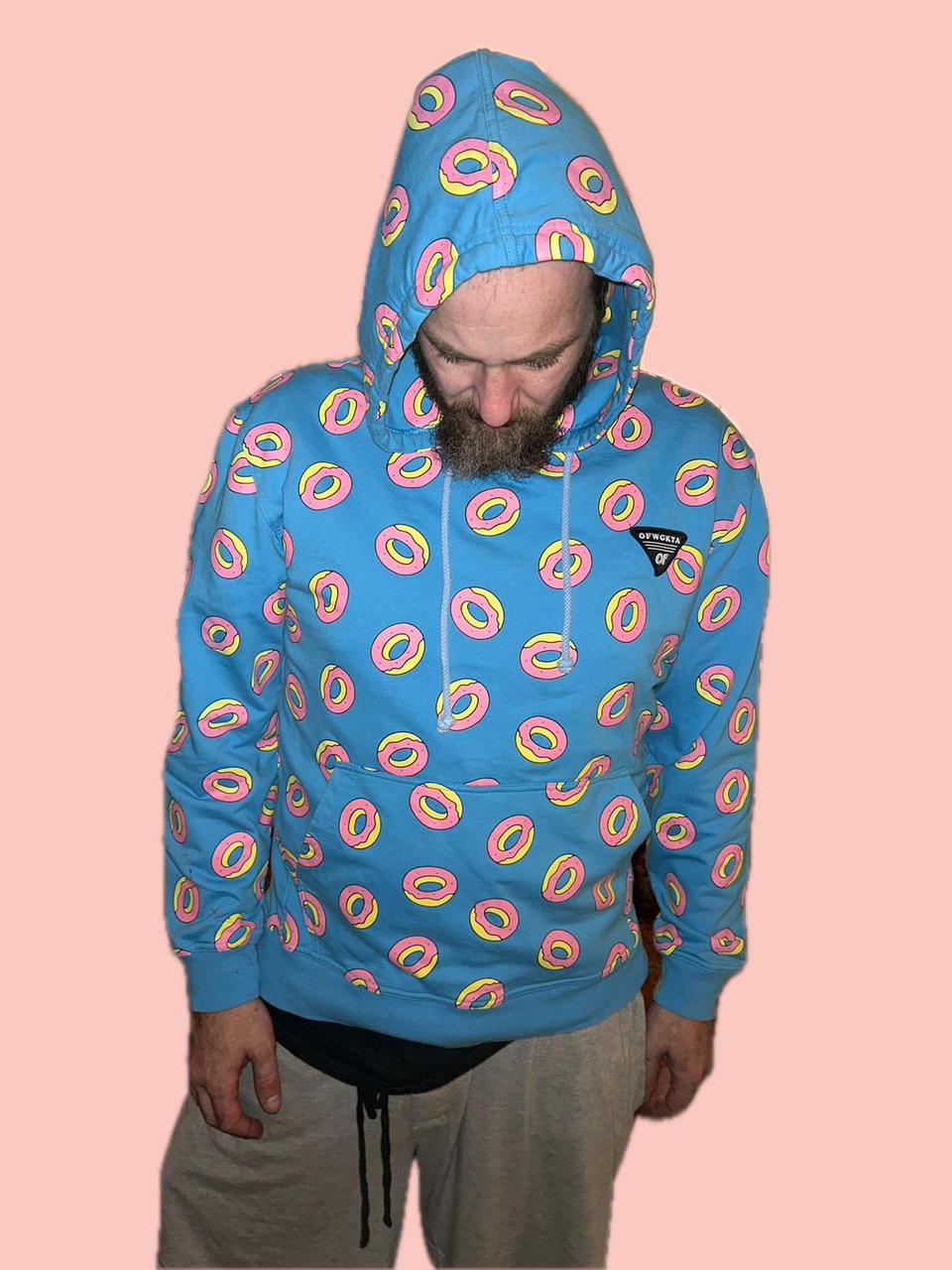 Blue odd future hoodie hotsell