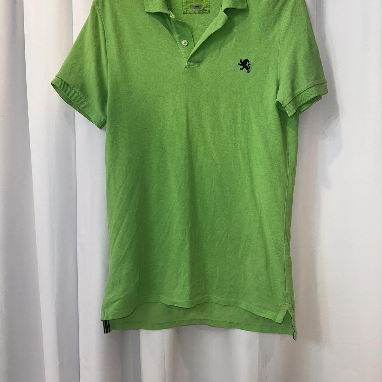 EXPRESS MEN S GREEN FITTED POLO SIZE SMALL Fitted. Depop