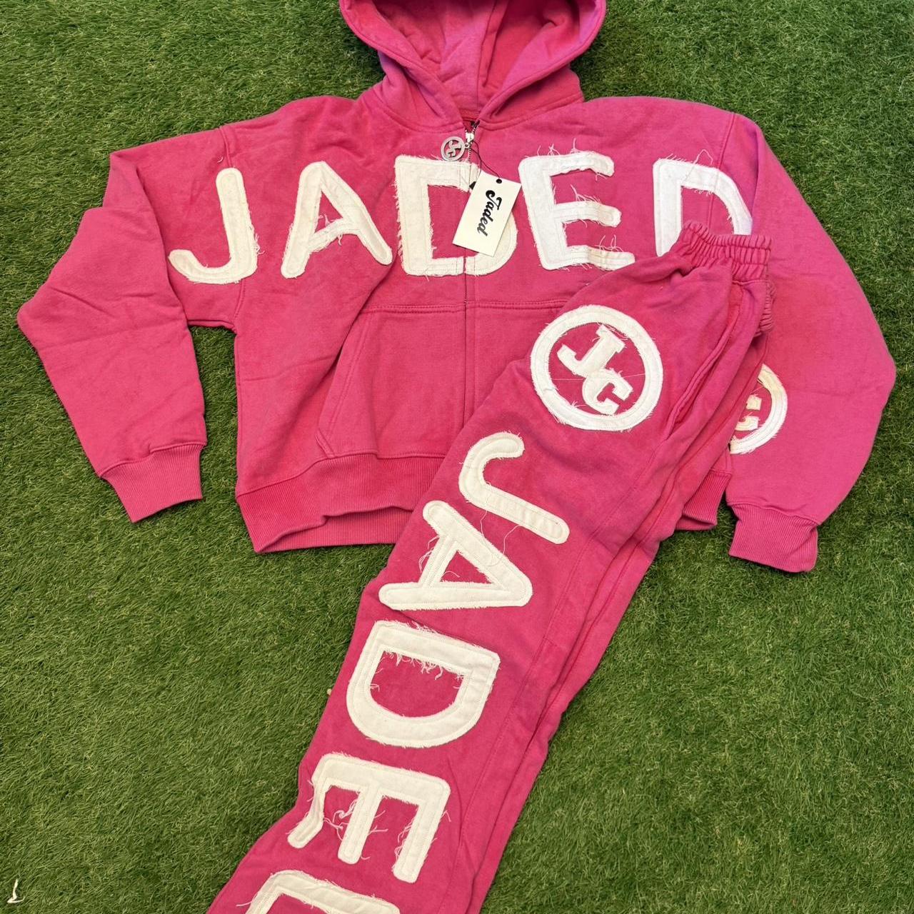 Pink Baggy Cuffed Monster Joggers | Jaded London | Clothing