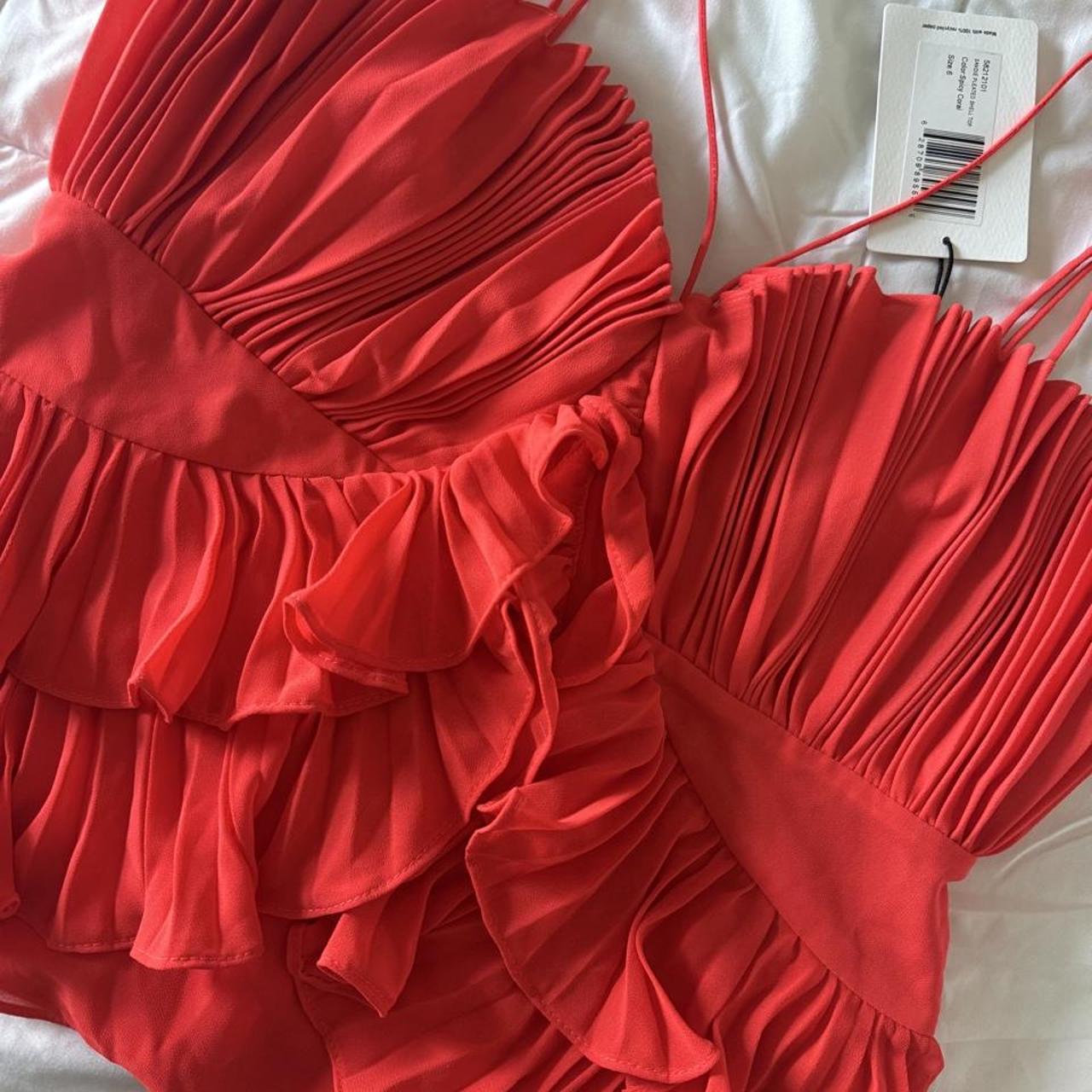 Amur women's red and orange top