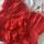 Amur women's red and orange top