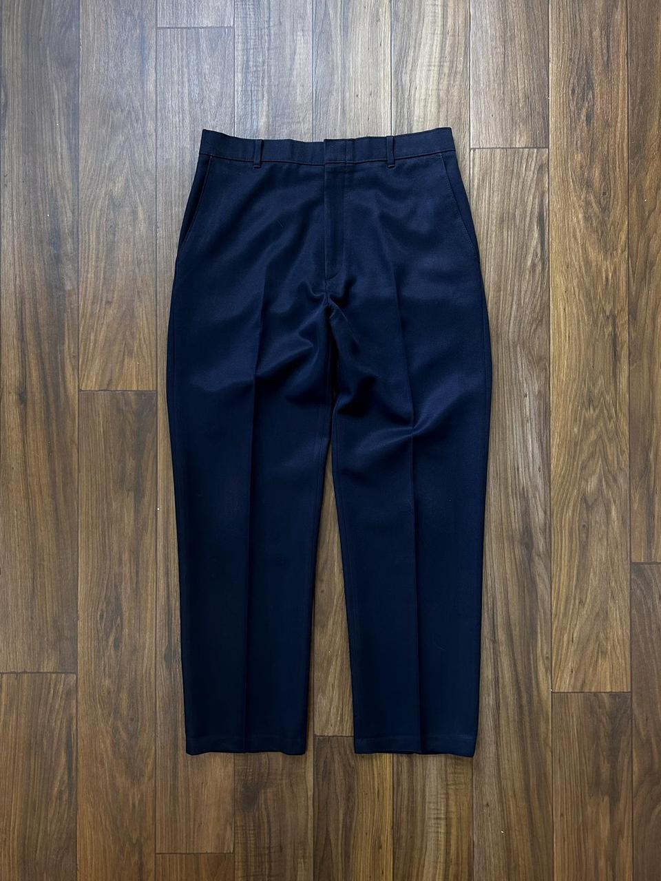 Vintage Levi's Action Slacks 80s Navy made in USA... - Depop