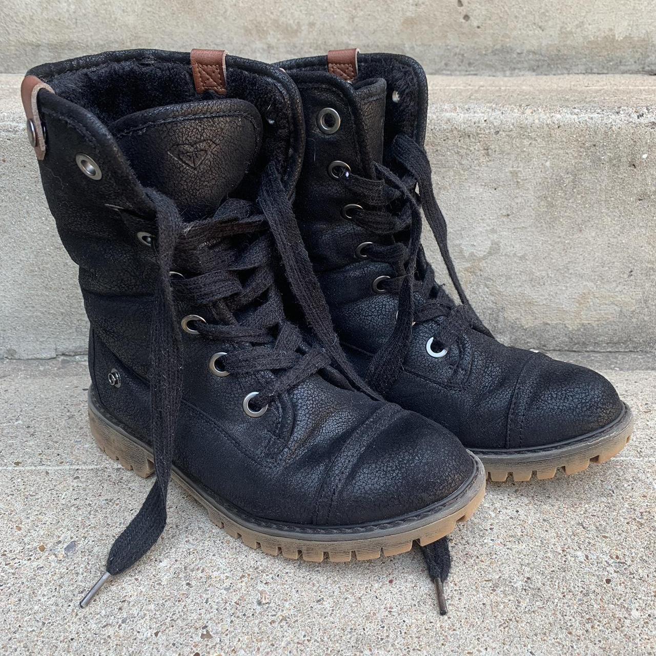 Roxy Bruna Lace-Up Boots Women's Size Depop