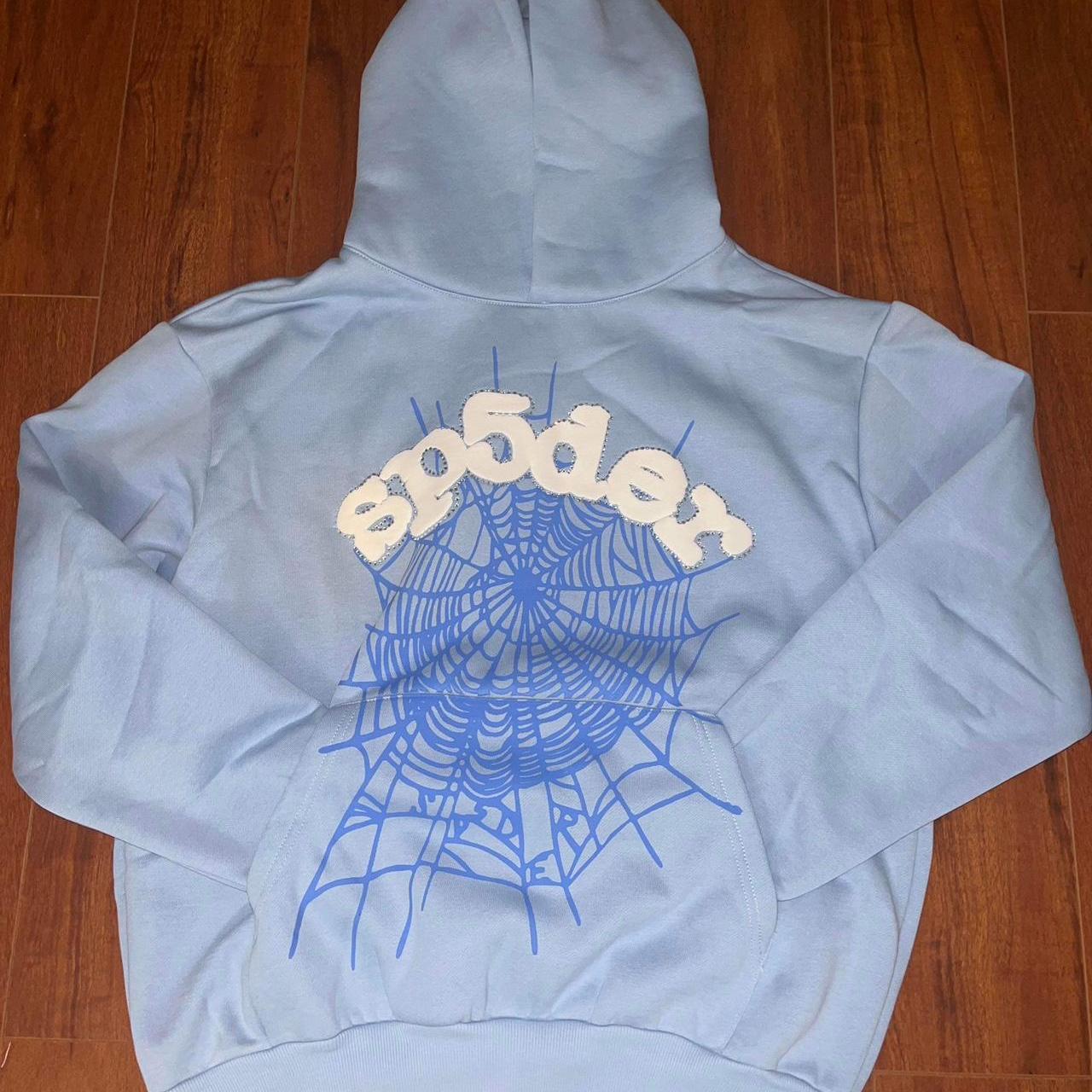spider 水色 パーカー Spider Blue Hoodie | eBay