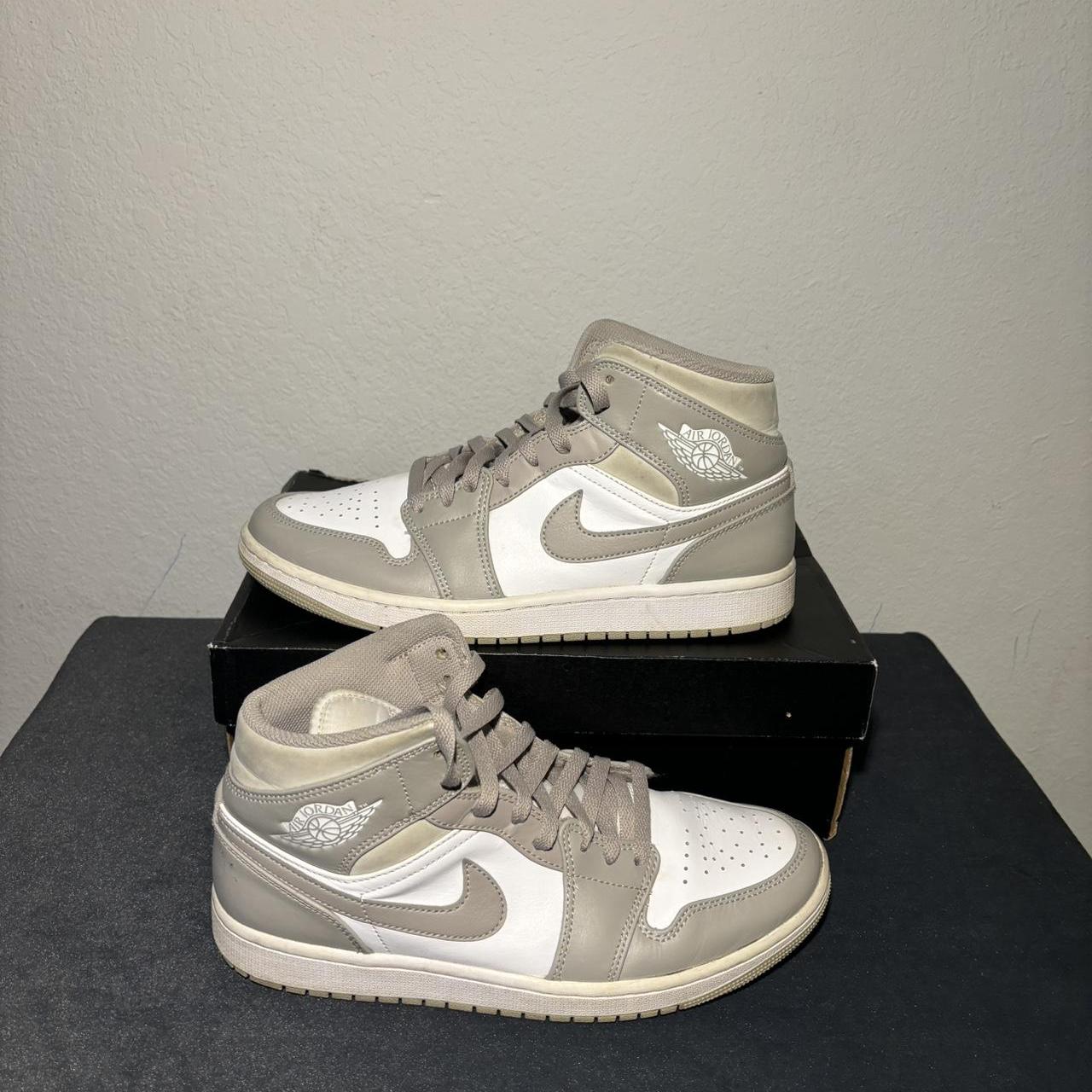 Jordan 1 mid “linen” - Depop