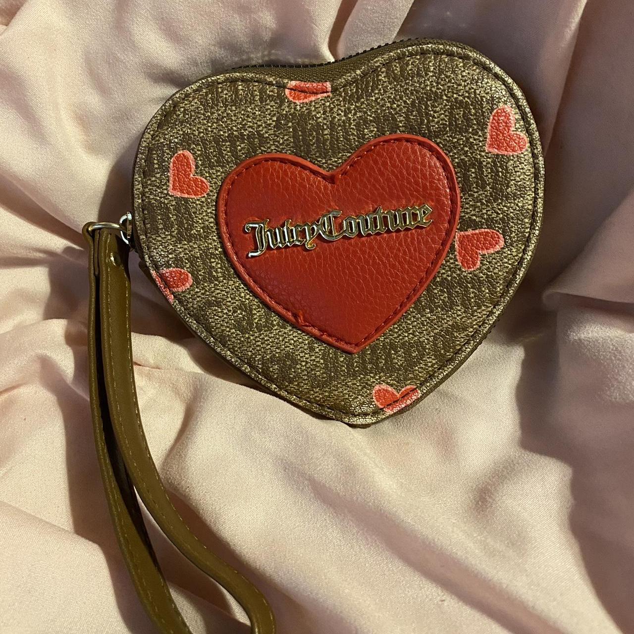 2000s Juicy Couture heart wristlet #juicycouture #y2k - Depop