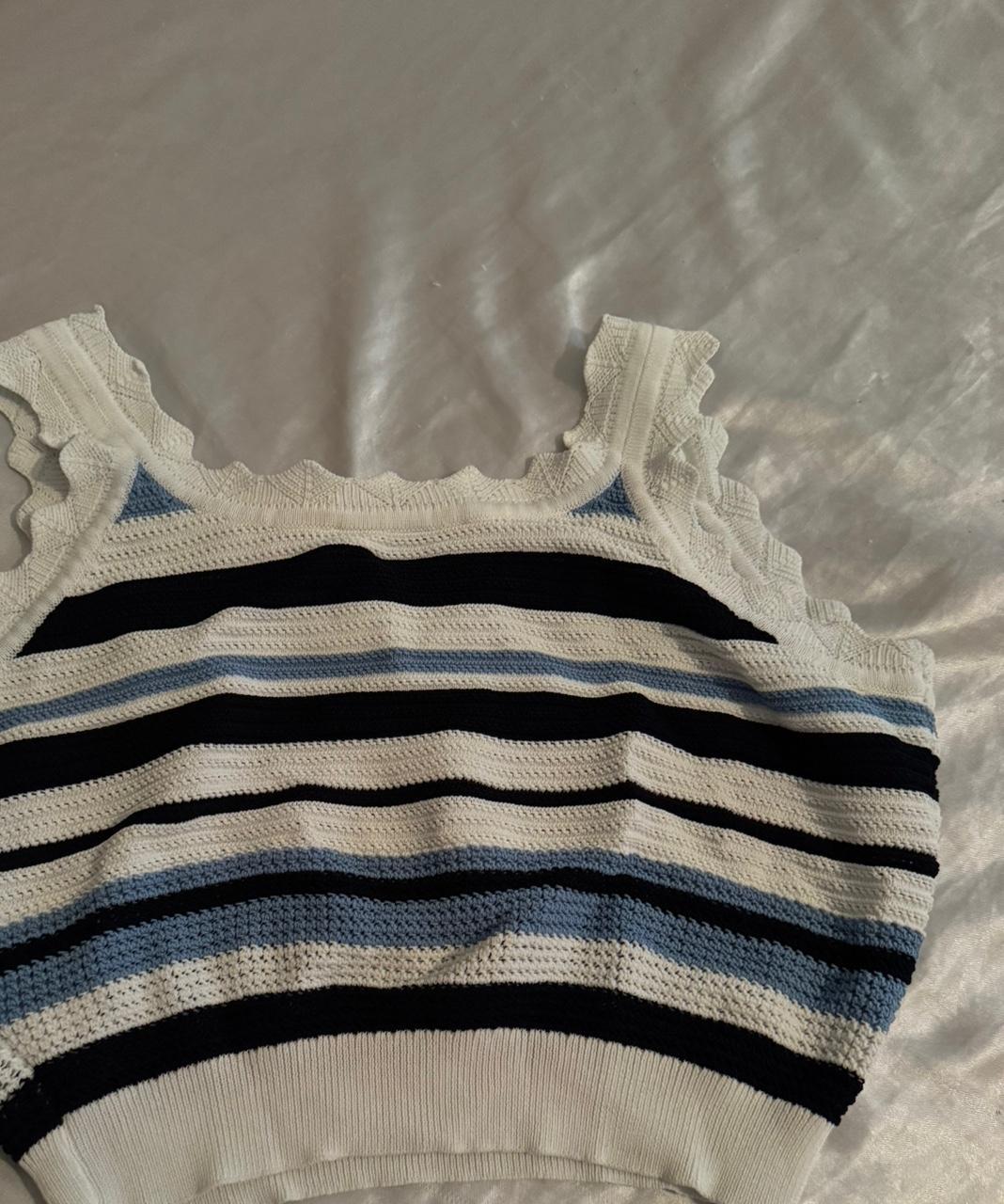 Miu Miu Women's Crop top - Multi/White - L – Worn… - image 3