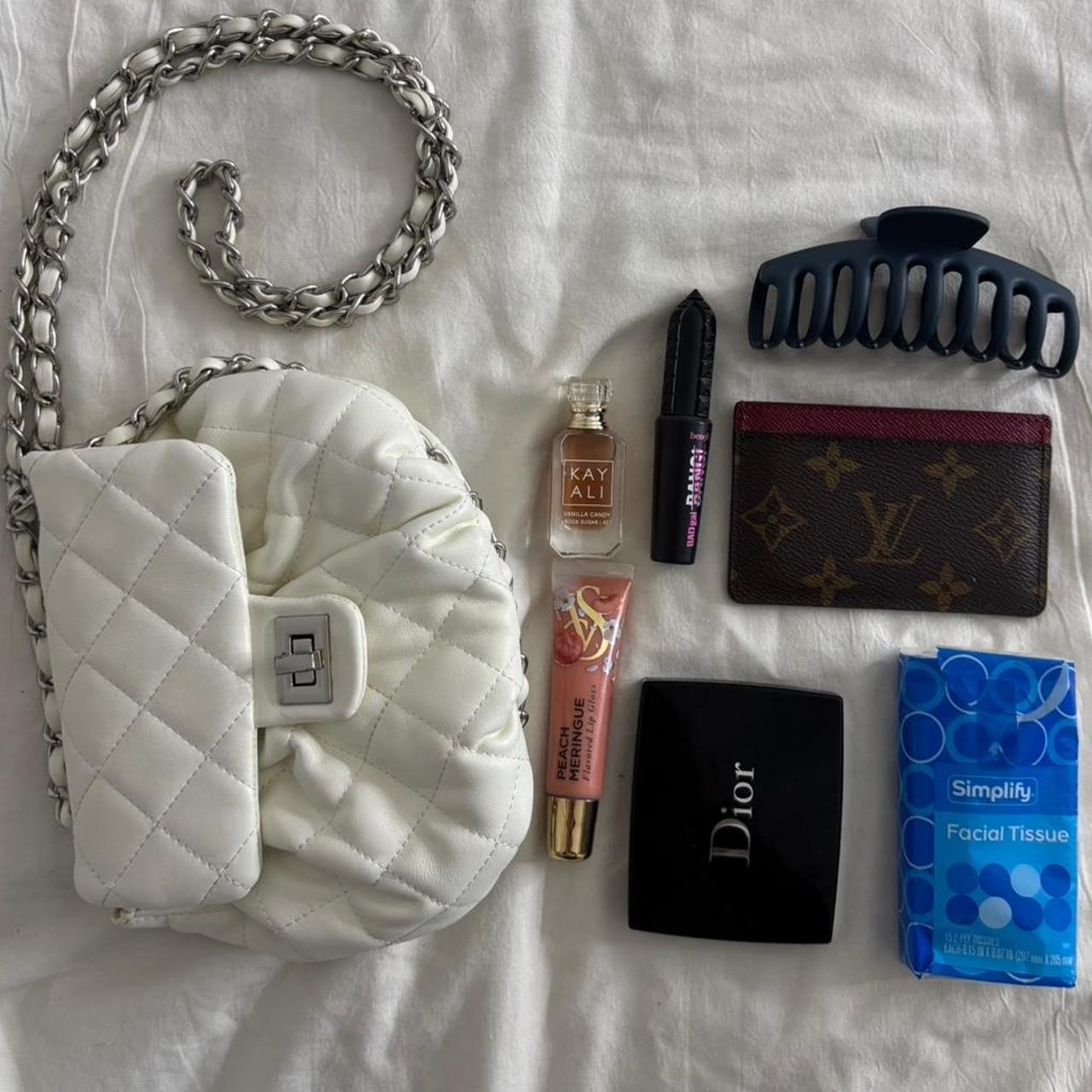 White chanel-purse - Depop