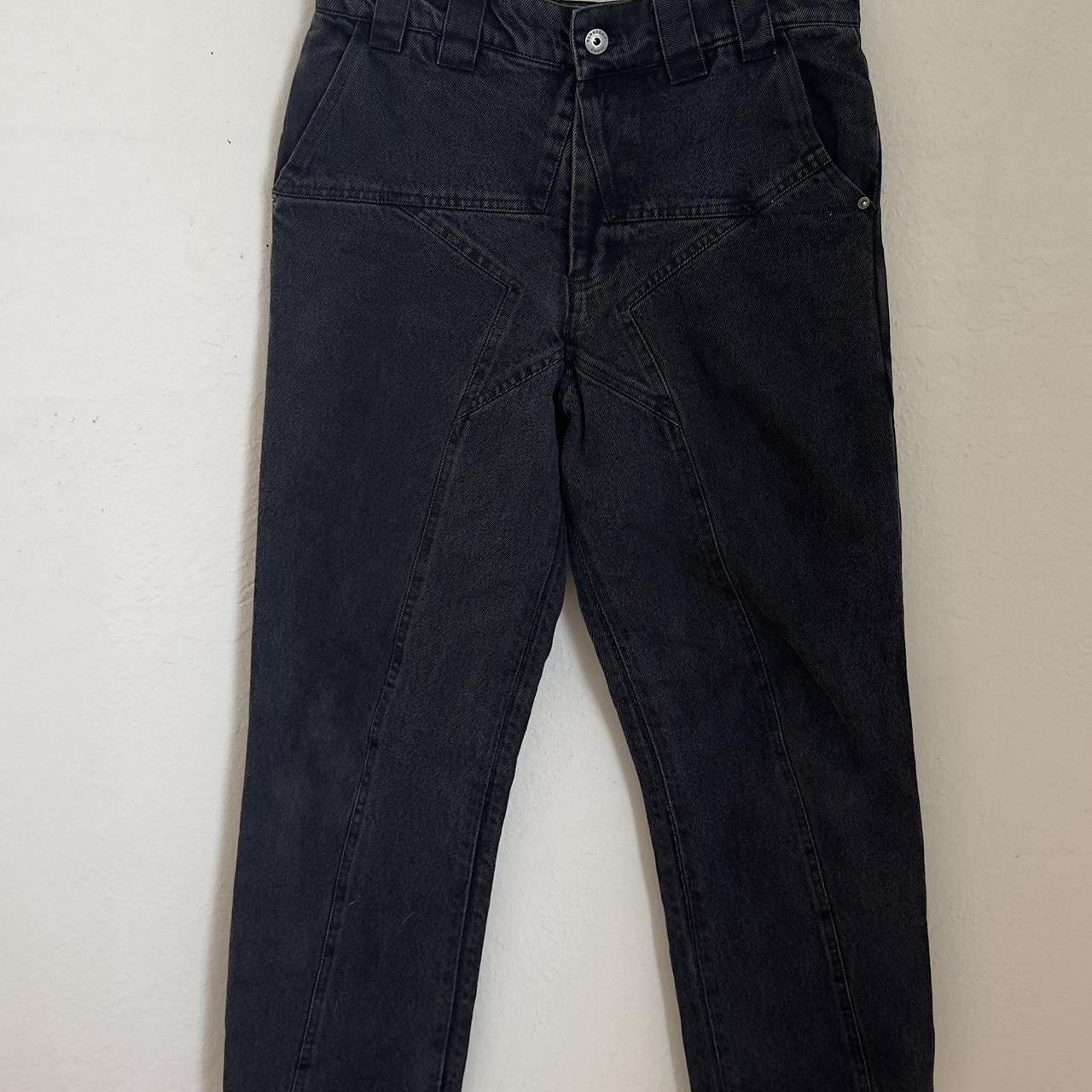 barragan black cotton jean inseam