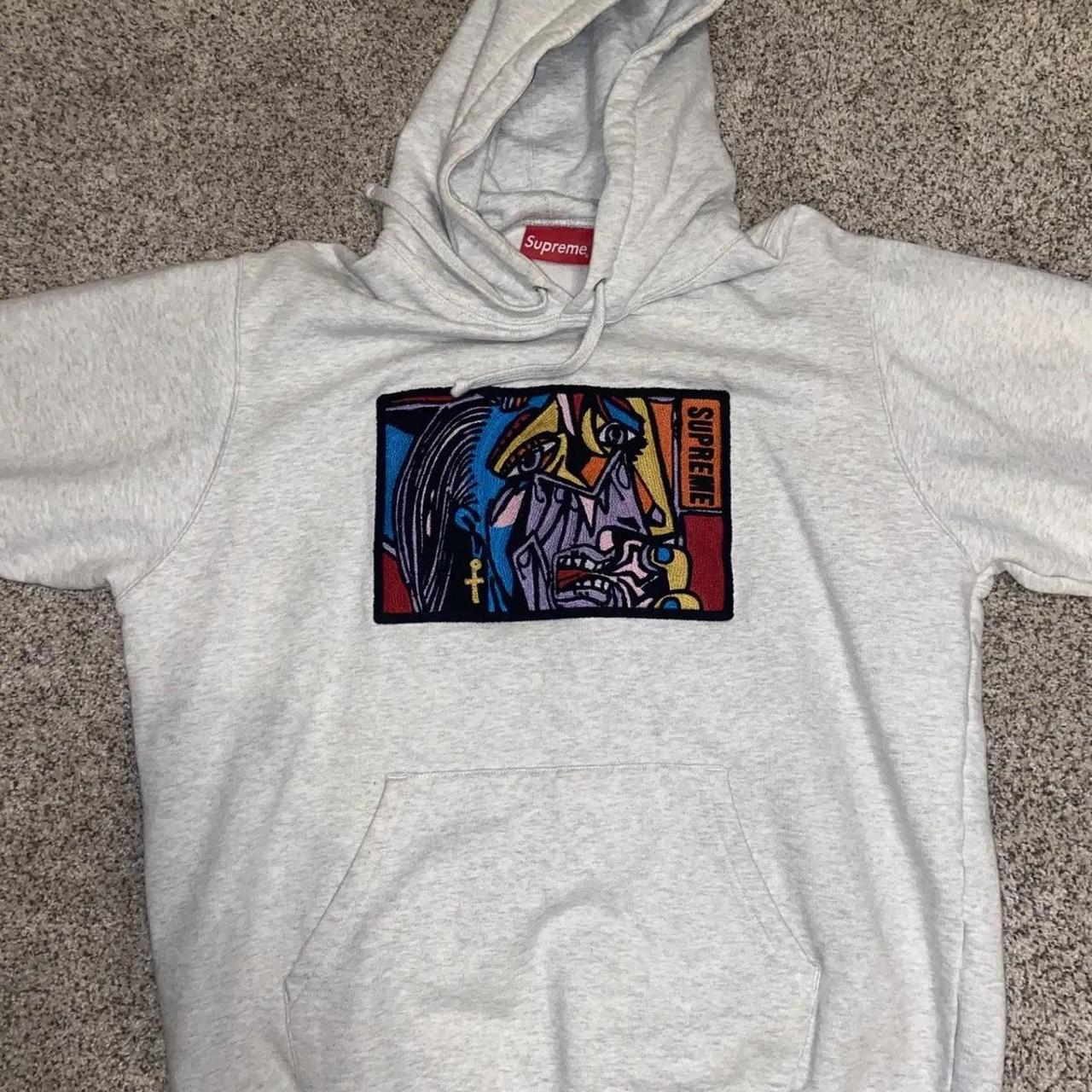 Supreme Chainstitch Hooded Sweatshirt Medium Depop
