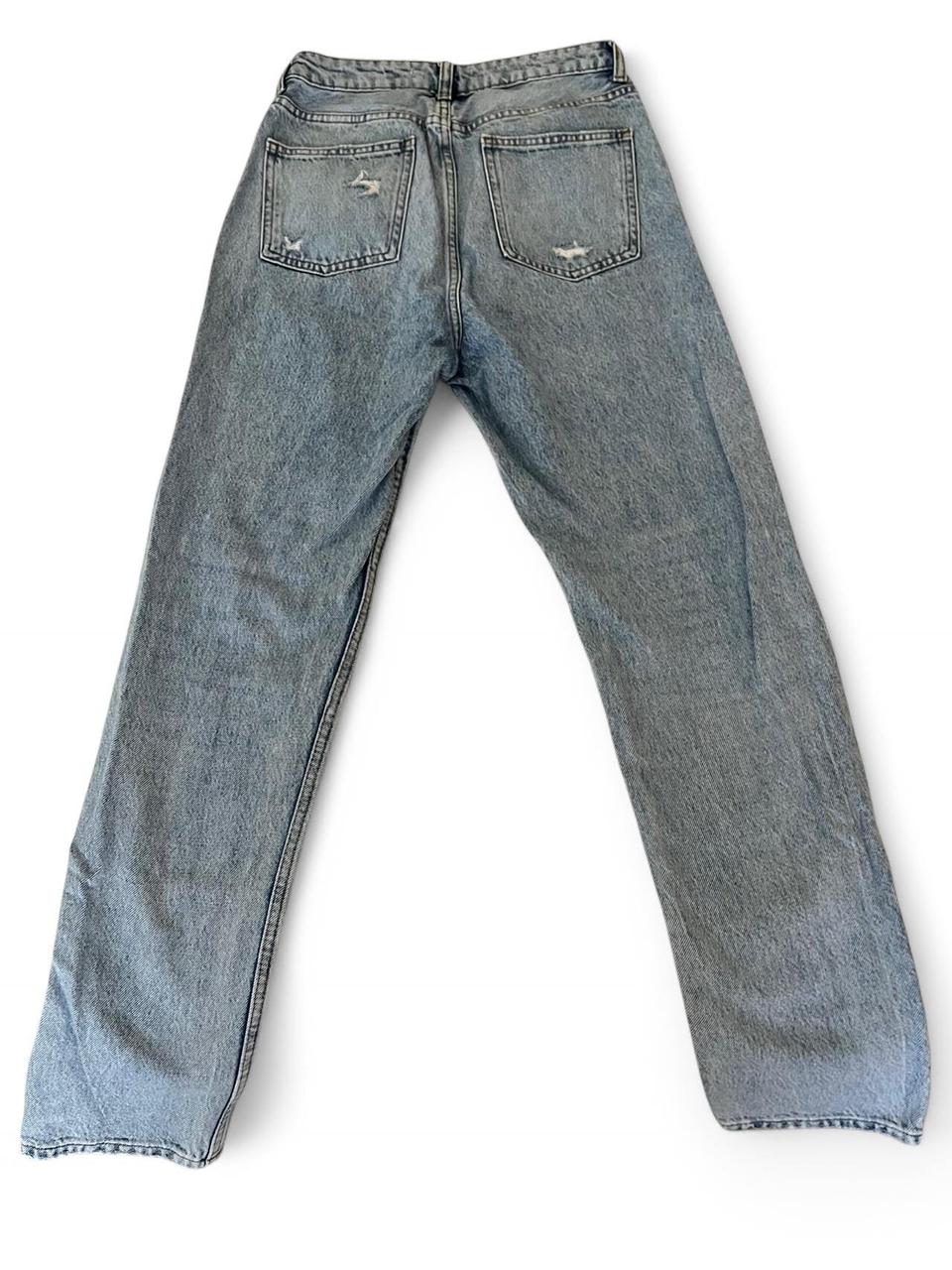 Primark Women's High waisted Distressed Jeans Blue