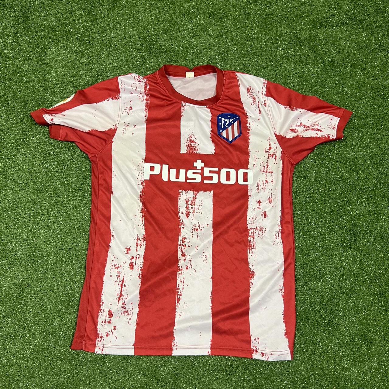 Atletico Madrid 2022-2023 third kit red and Depop - Main Image