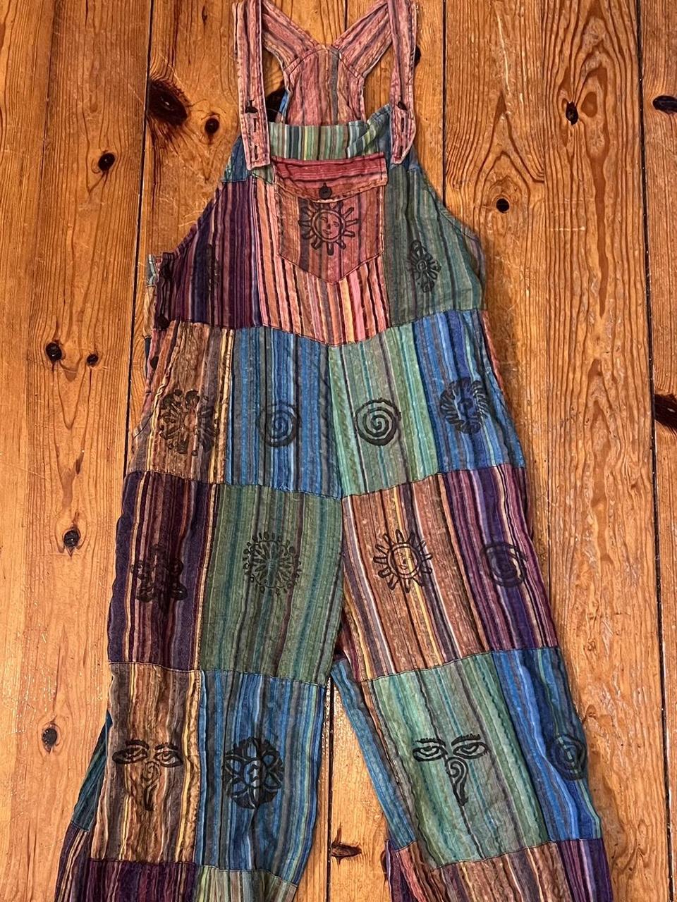 Women's Overalls - Multi – Patchwork overalls𖤓 ︎… - image 1