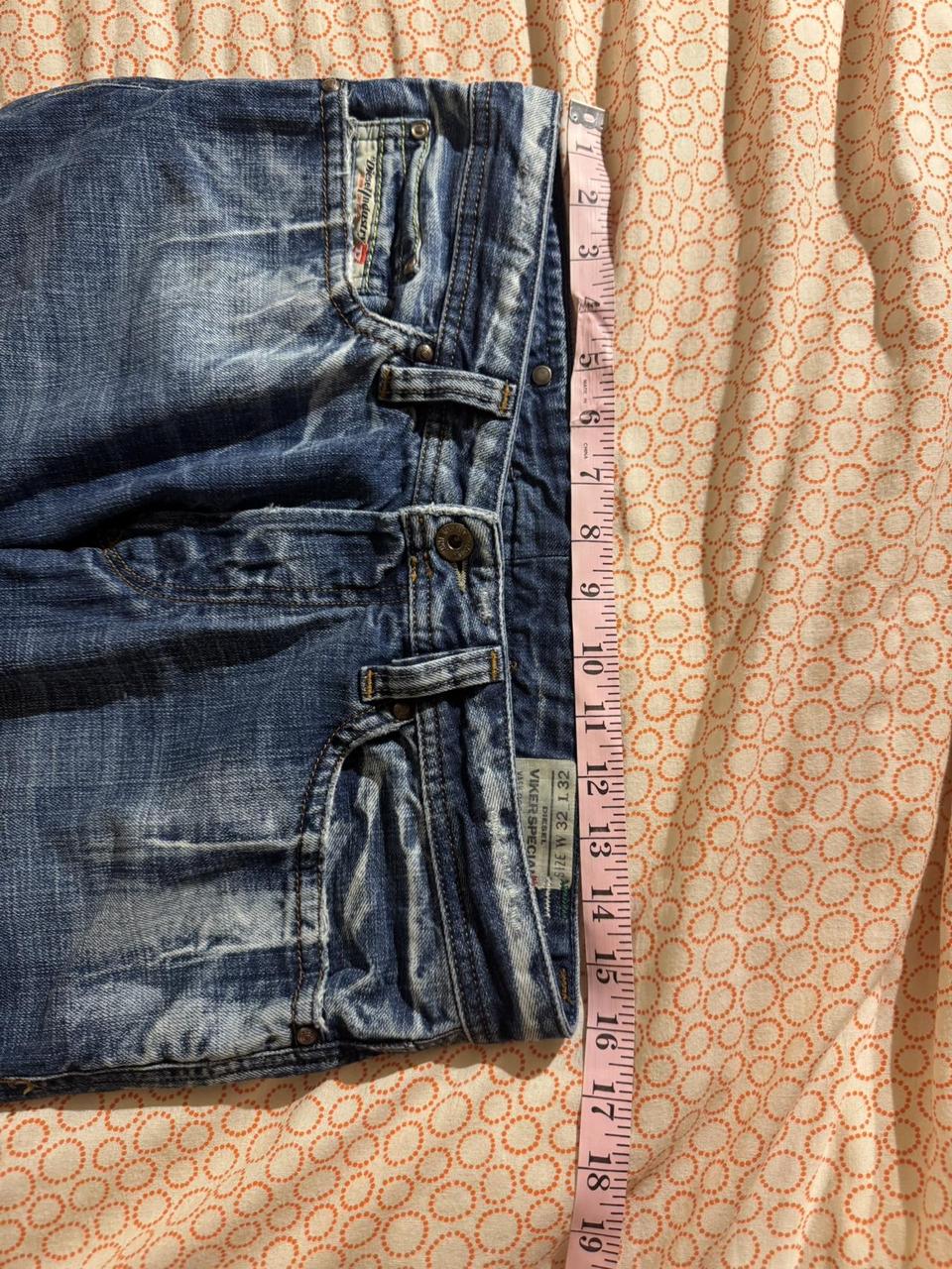 Diesel Men's Slim Faded Jeans - Blue/Navy - 32" –… - image 3