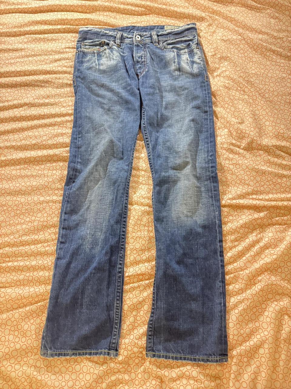 Diesel Men's Slim Faded Jeans - Blue/Navy - 32" –… - image 1