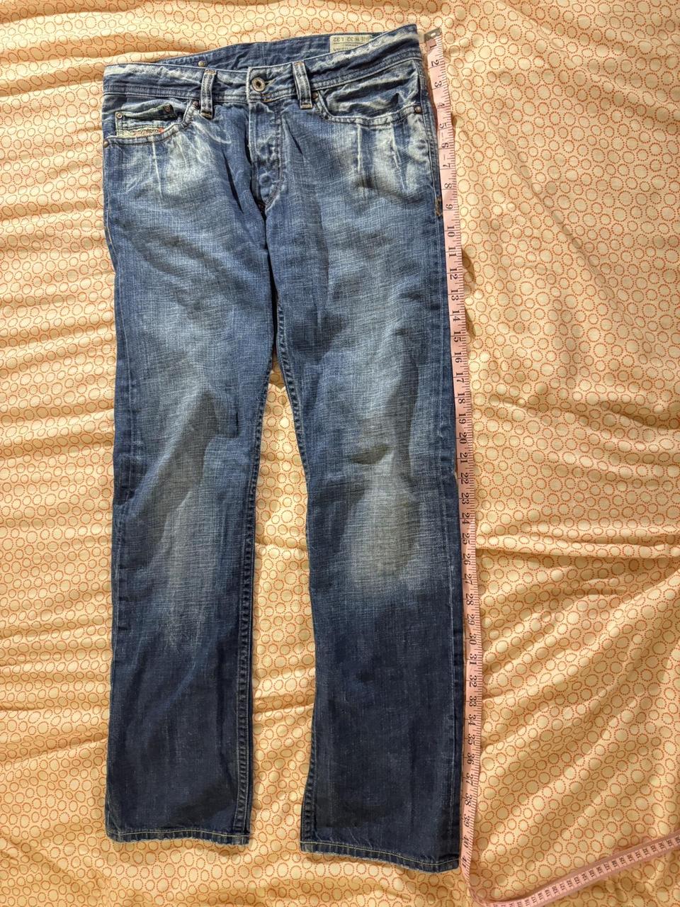 Diesel Men's Slim Faded Jeans - Blue/Navy - 32" –… - image 5