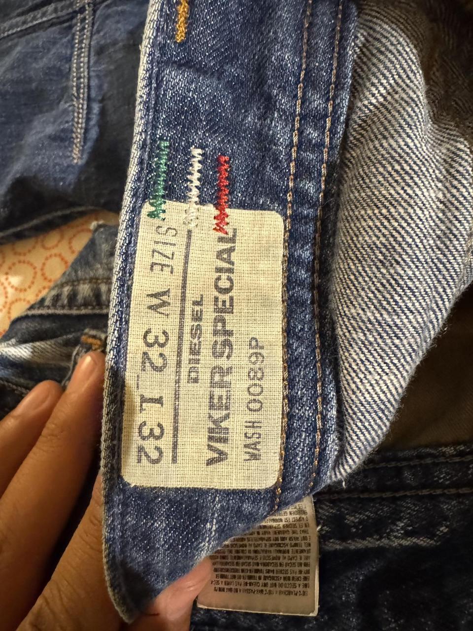 Diesel Men's Slim Faded Jeans - Blue/Navy - 32" –… - image 7