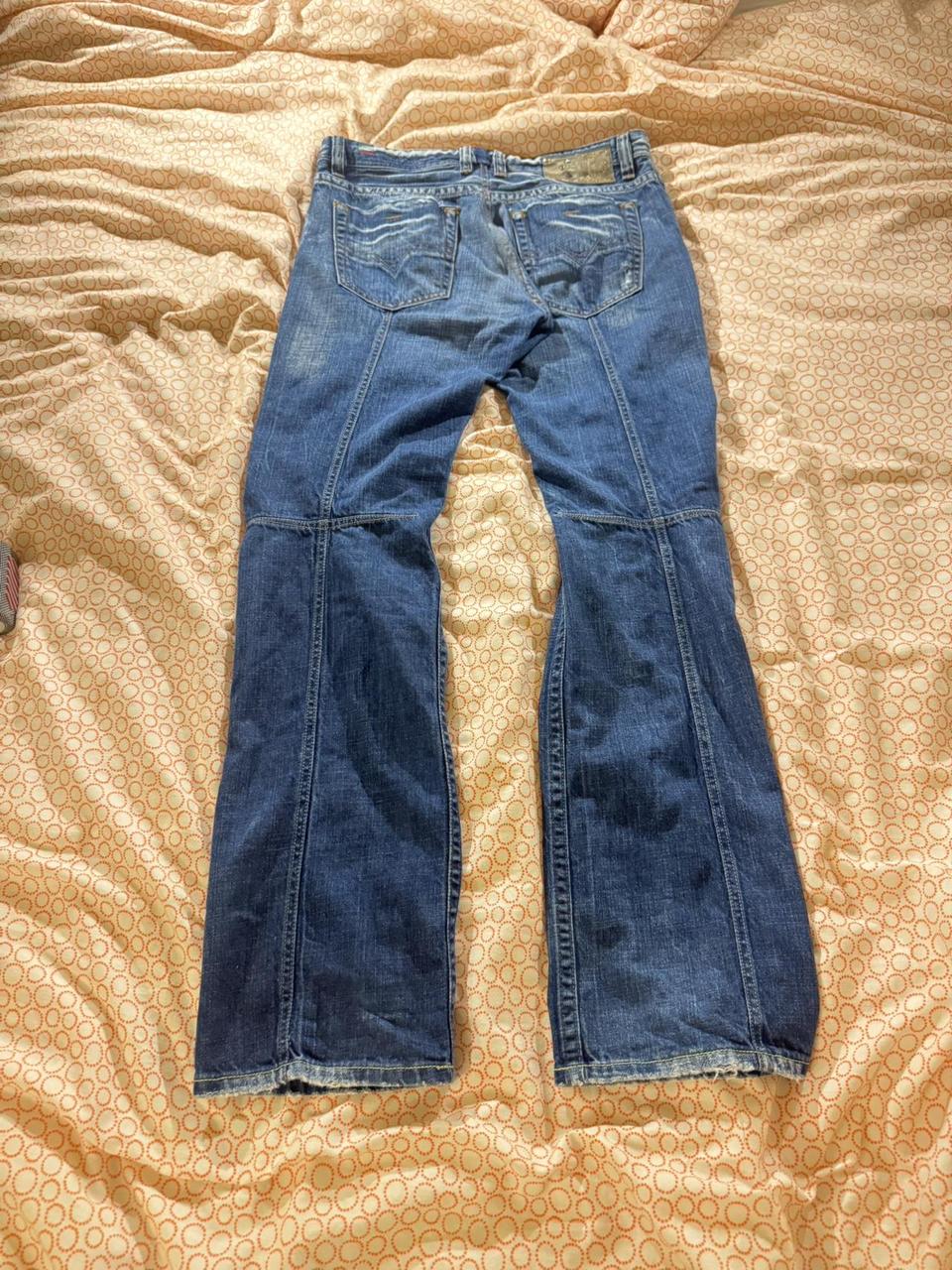 Diesel Men's Slim Faded Jeans - Blue/Navy - 32" –… - image 2