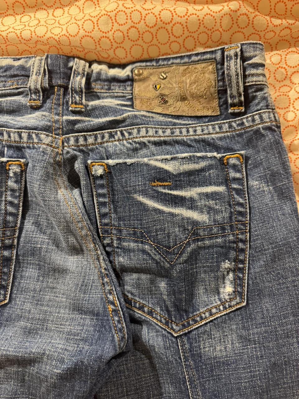 Diesel Men's Slim Faded Jeans - Blue/Navy - 32" –… - image 6