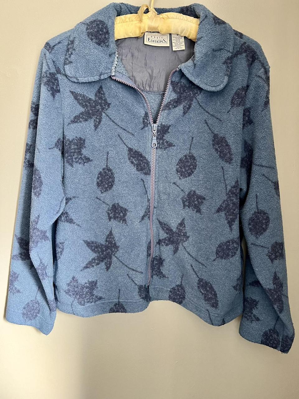 Basic Editions Women's Lightweight Jacket - Blue … - image 1