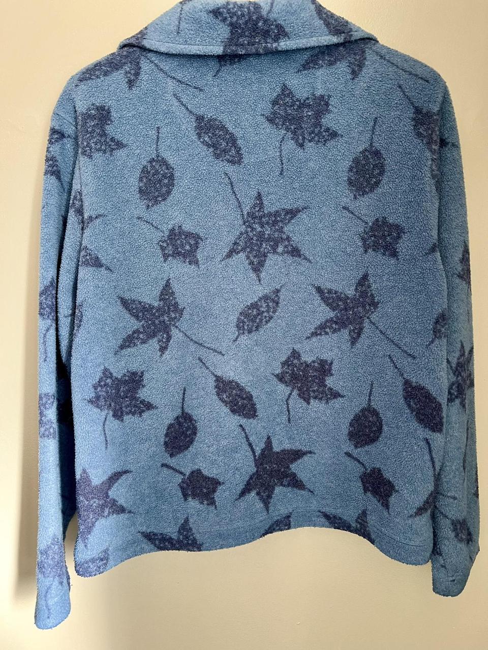 Basic Editions Women's Lightweight Jacket - Blue … - image 3