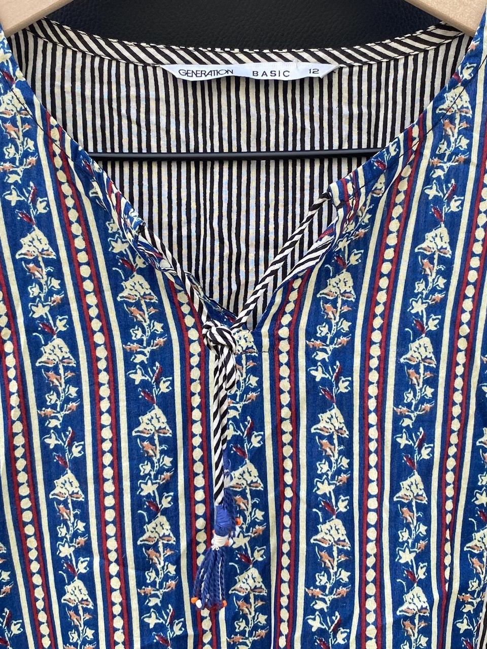 Women's Blouse - Multi/Grey - S – Generation Basi… - image 2