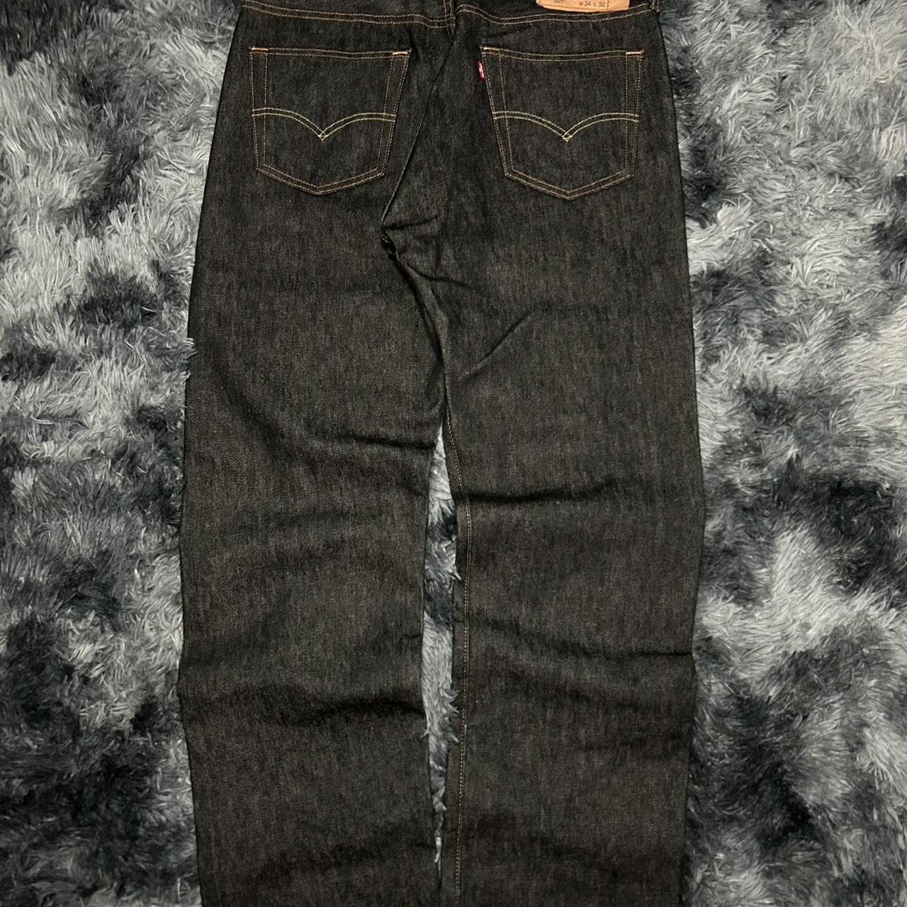 Charcoal Levis 501 Shrink Charcoal Levi's 501 Shrink-to-Fit Jeans,