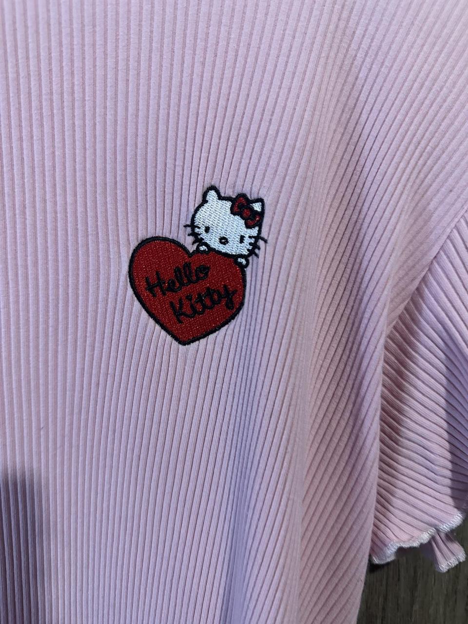 Lazy Oaf Women's Top - Pink - XL – Lazy oaf hello… - image 3