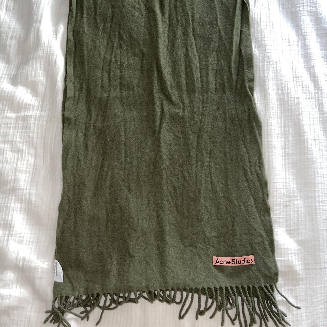 Authentic acne studios scarf khaki Never reach for... - Depop