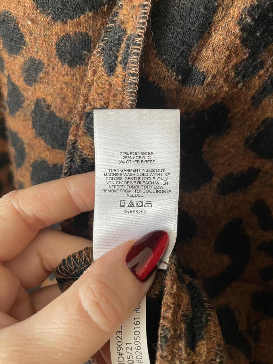 Express Women's Jacket - Brown/Multi - XS – Leopa… - image 5