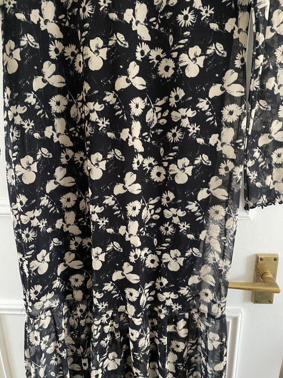 Gorgeous & other stories floral mesh long sleeved... - Depop