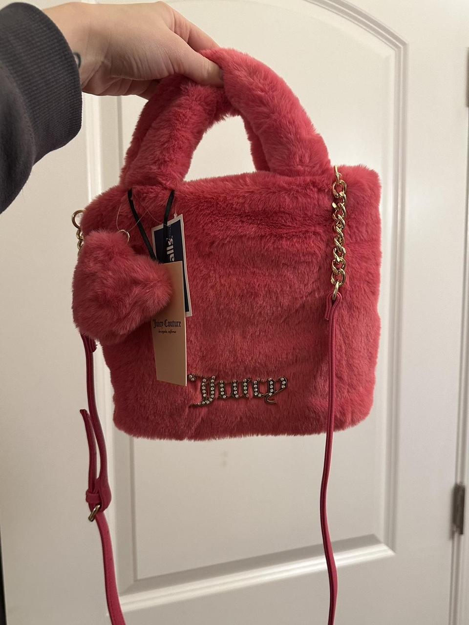 Juicy Fluffy Pink Mini Tote💕 brand new, was just... - Depop