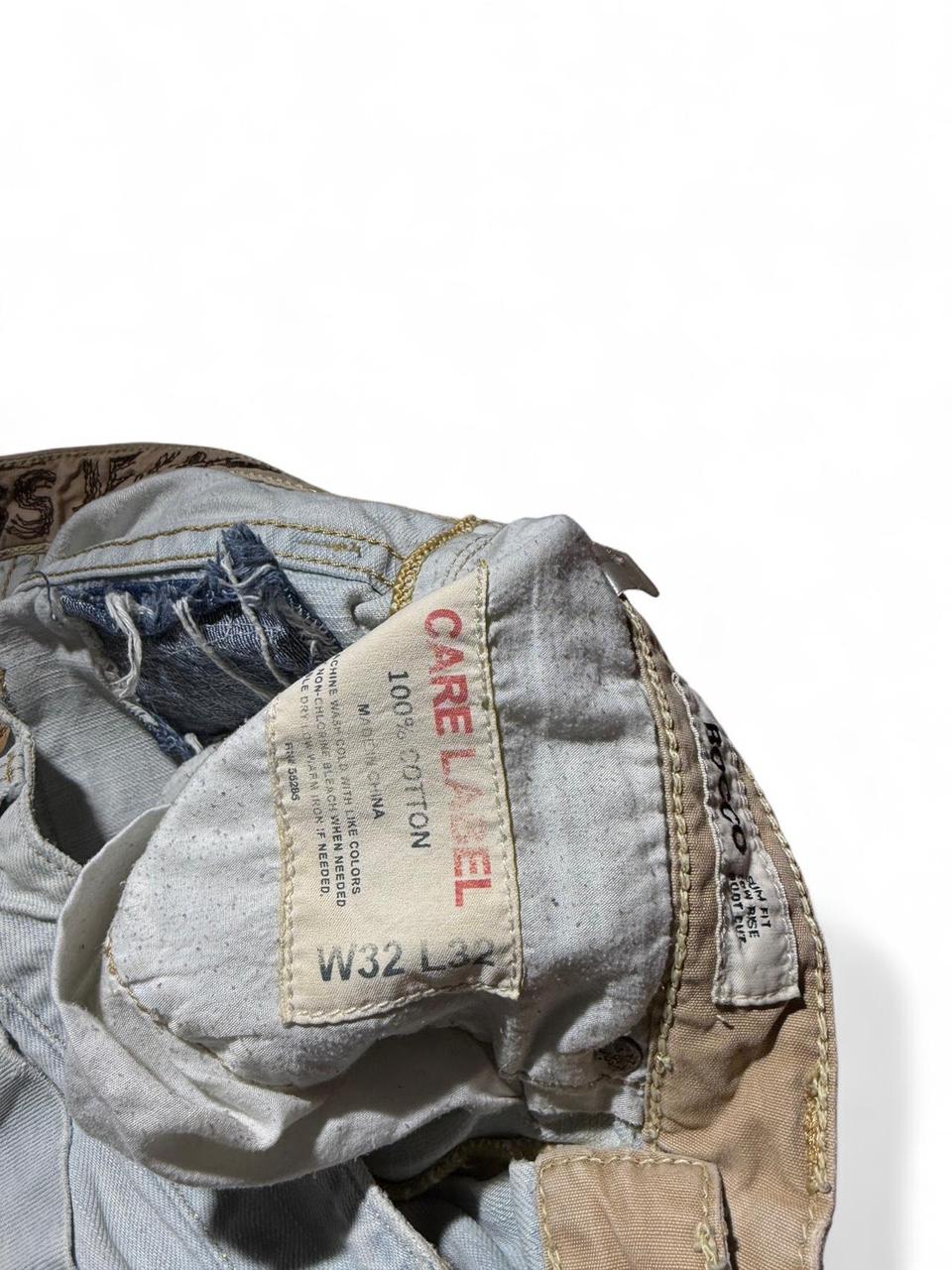 Express Women's Low rise Distressed Jeans - Blue/… - image 3