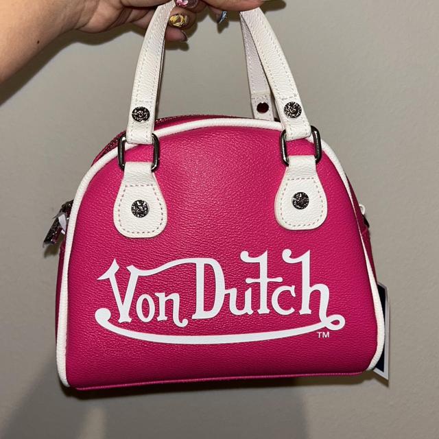 SALE明日まで！Von Dutch ピンク バッグ Von Dutch Classic 51 Pink Bowling Bag