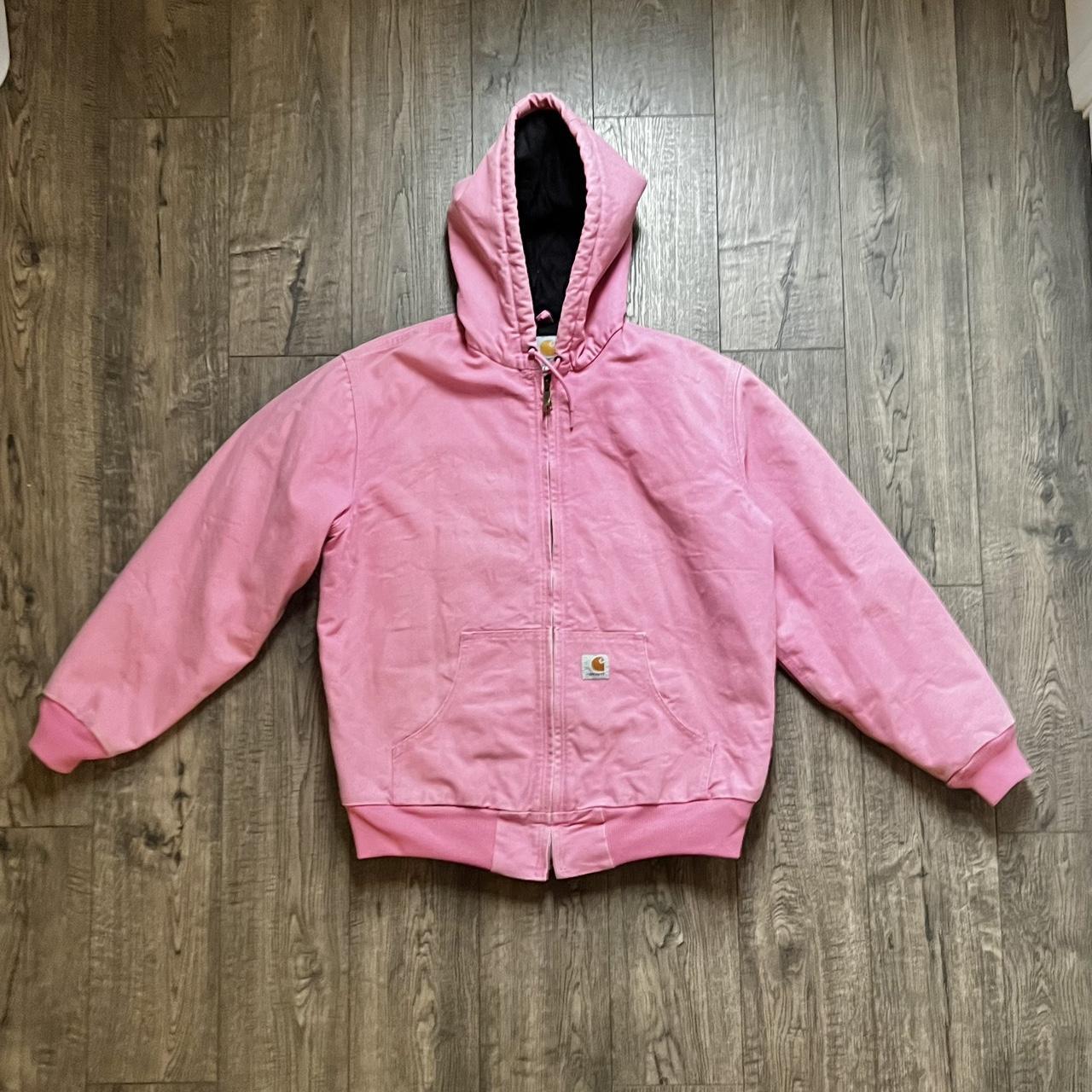 Vintage Pink Carhartt Jacket! This style is... - Depop
