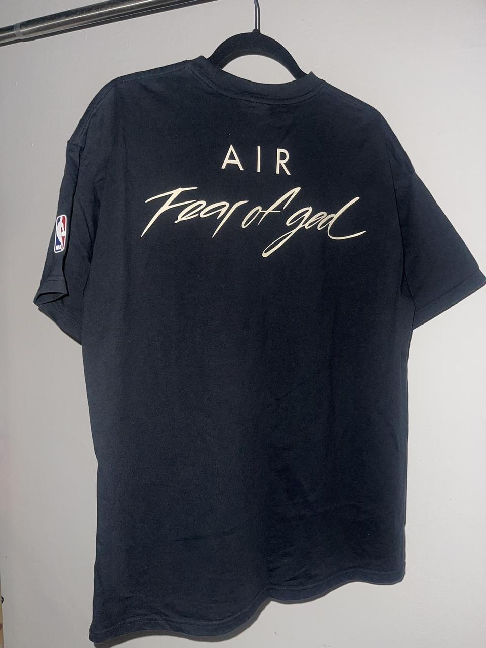 Fear of god x nike air fear of god t-shirt black best sale