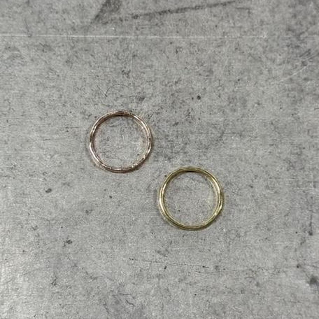 Women's Ring - Gold/Multi – Stackable rings in co… - image 1