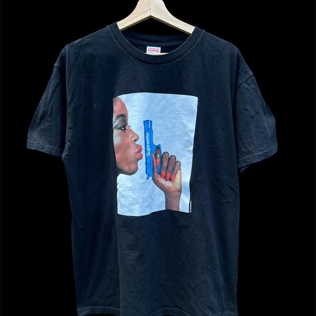 Supreme gun-shirt - Depop