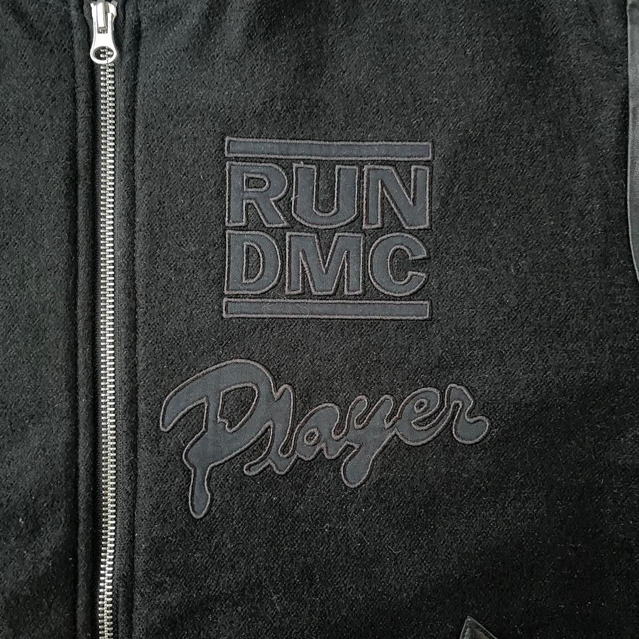 adidas x RUN DMC Collaboration Leather Bomber | Depop