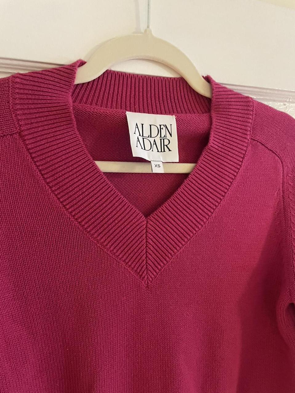 Alden Women's Sweater - Pink - XS – Magenta Alden… - image 2