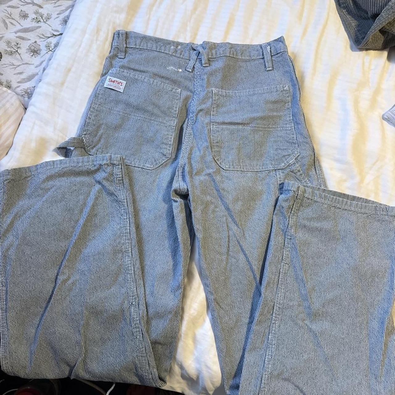 Stan ray women's grey and blue trousers