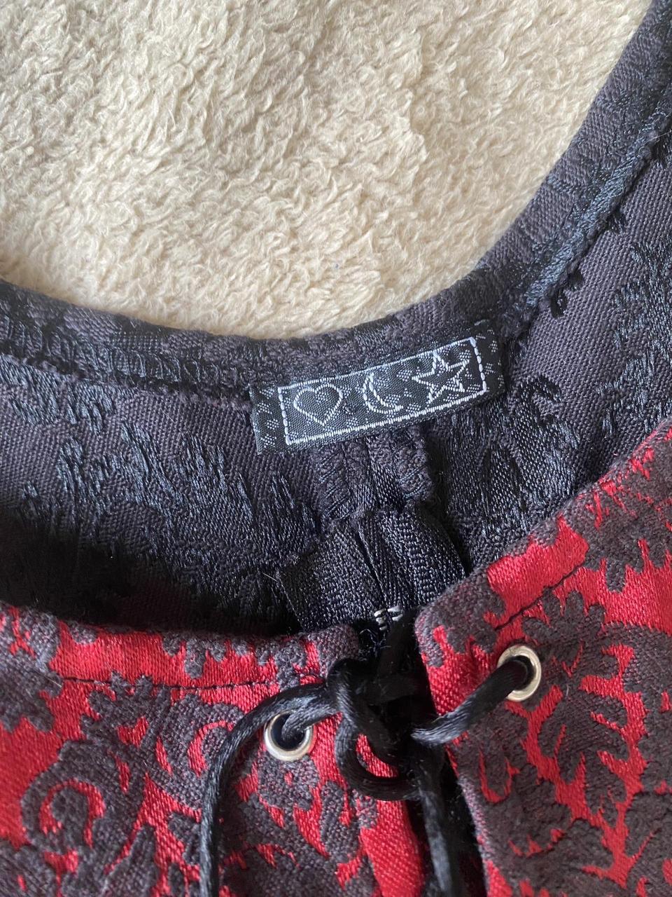 Women's Corset - Black/Red - M – Morbid Threads 9… - image 3