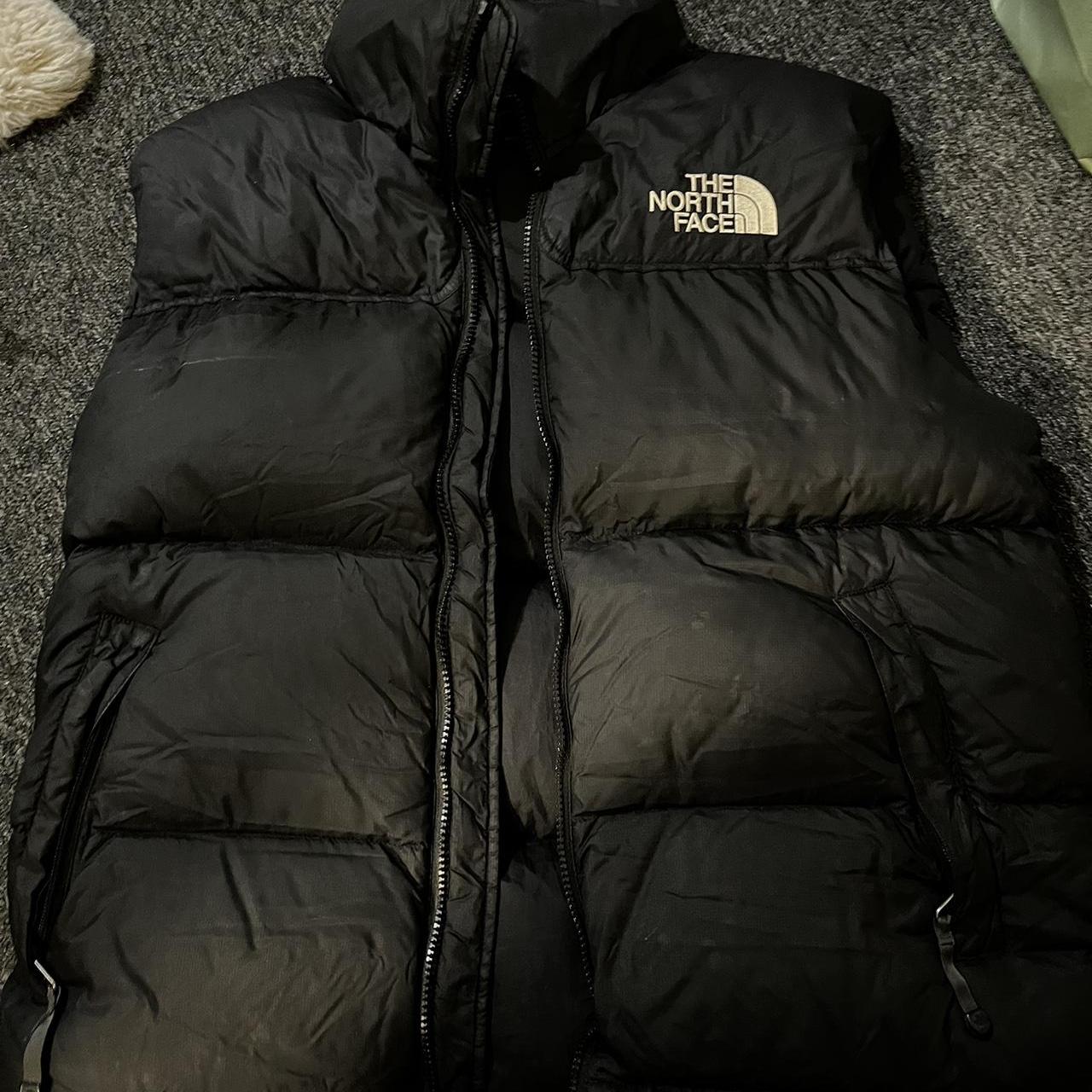 NORTH FACE gillet SIZE MENS M Small hole at back... - Depop