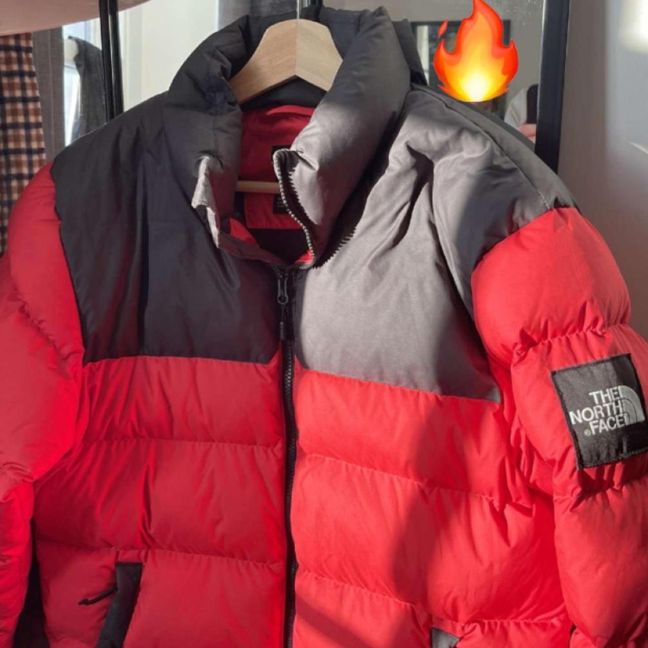 North face 1992 on sale nuptse jacket red