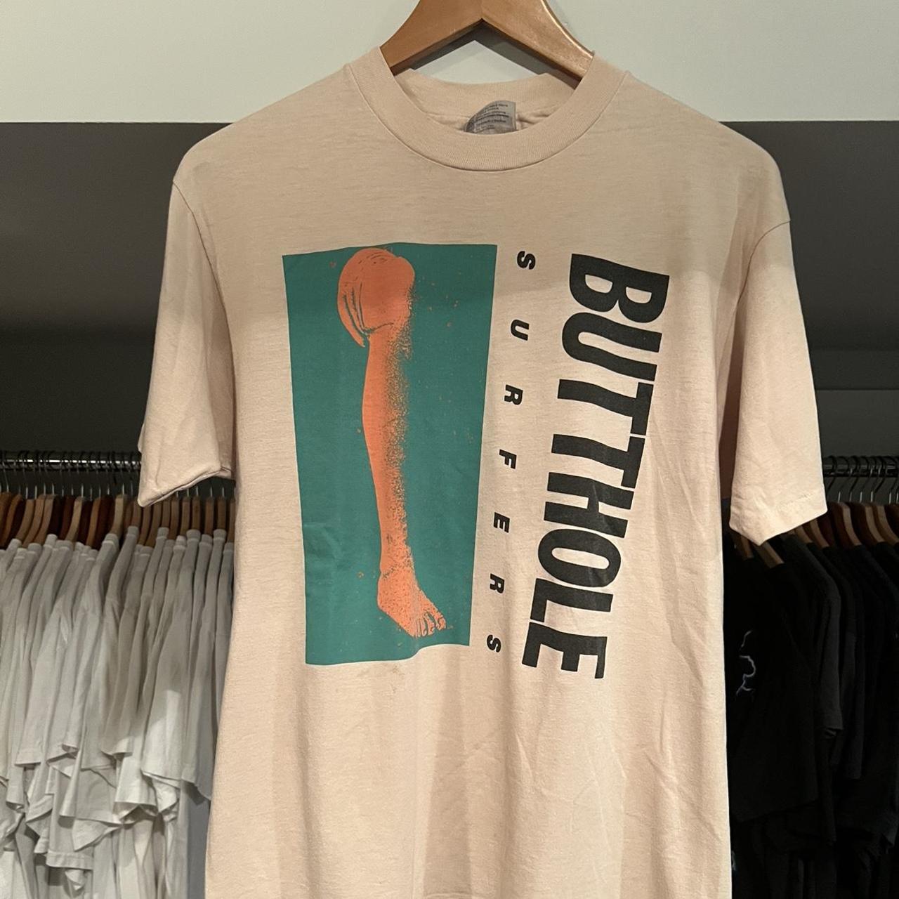 80s Vintage Butthole Surfers T-shirt Large Don Rock...