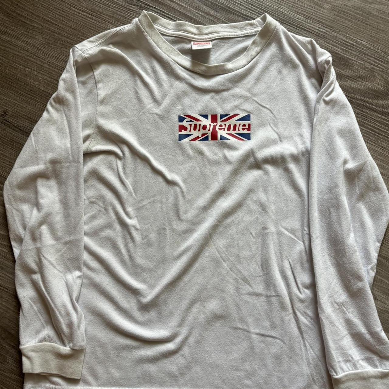 Supreme union jack box logo tee online